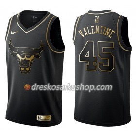 Muški NBA Dres Chicago Bulls Denzel Valentine 45 Nike Crna Golden Edition Swingman